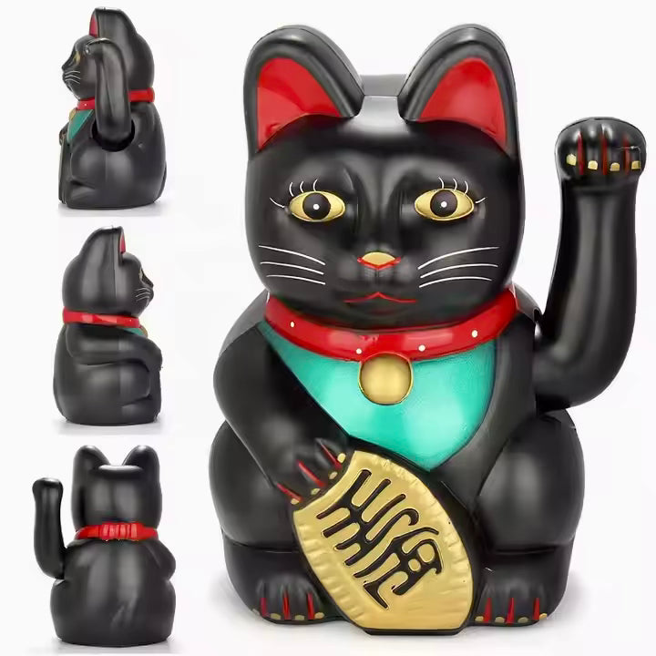 Japoński Kot Szczęścia Kotek Maneki-Neko Chiński