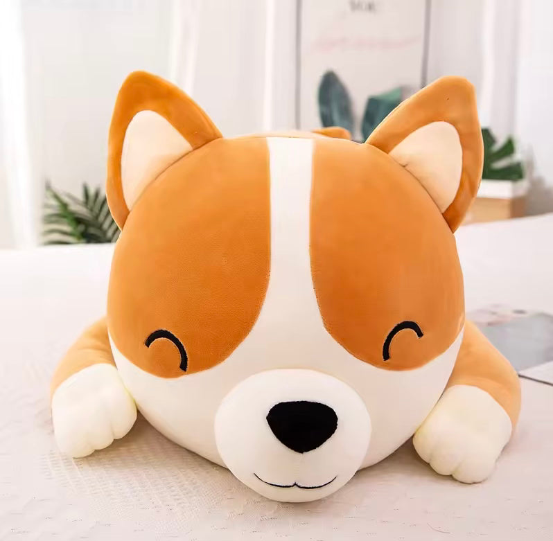 Pluszak Maskotka przytulanka PODUSZKA PIES piesek CORGI 80cm