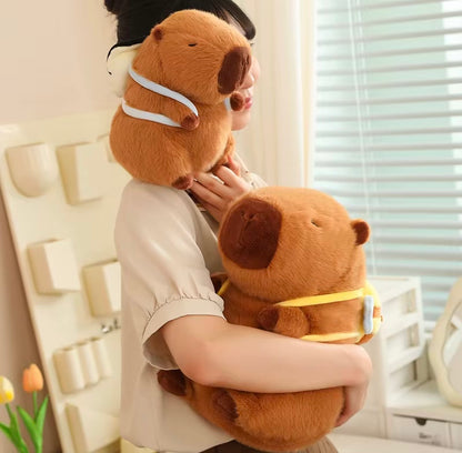 KAPIBARA Z PLECAKIEM pszczoła MASKOTKA 45cm