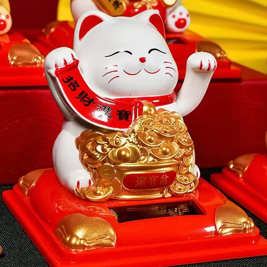 Japoński Kot Szczęścia Kotek Maneki-Neko Chiński