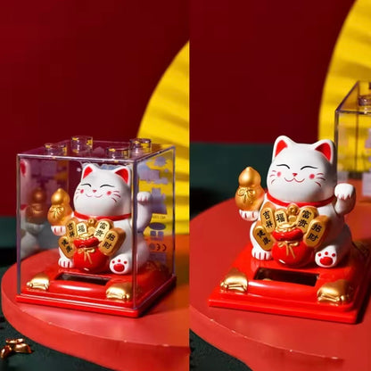 Japoński Kot Szczęścia Kotek Maneki-Neko Chiński