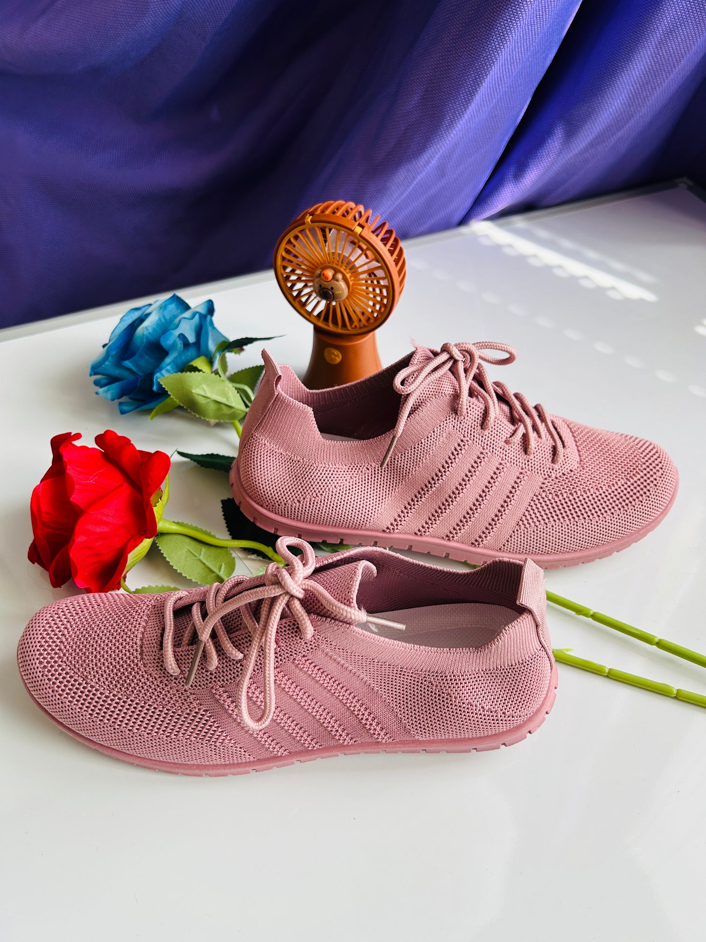 Buty Damskie Sportowe Siatka sznurowane