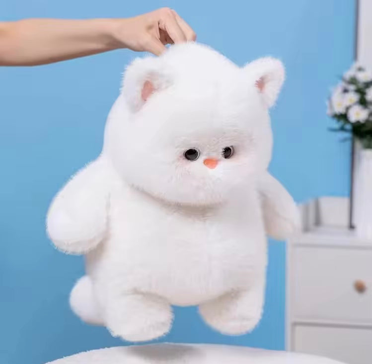 MASKOTKA PLUSZAK PRZYTULANKA ZABAWKA SŁODKI KOTEK 35cm