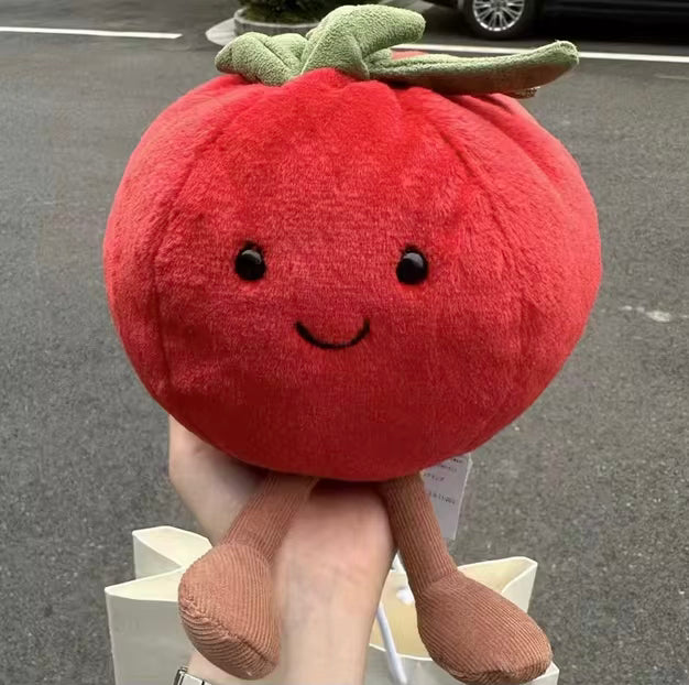 Maskotka Przytulanka Poduszka Jabłko Czerwone Jabłuszko Miękka Zabawka 25cm