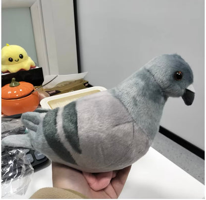 Maskotka Pluszowy Gołąb Pluszak Ptak Gołąbek 20cm