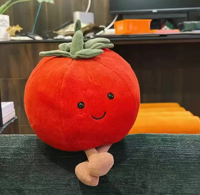 Maskotka Przytulanka Poduszka Jabłko Czerwone Jabłuszko Miękka Zabawka 25cm