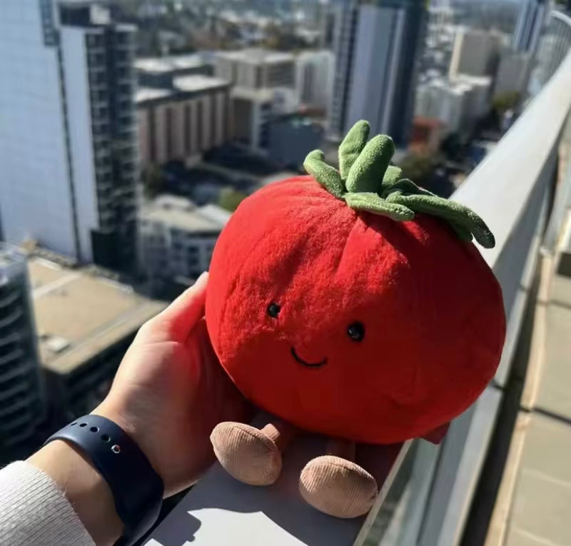 Maskotka Przytulanka Poduszka Jabłko Czerwone Jabłuszko Miękka Zabawka 25cm