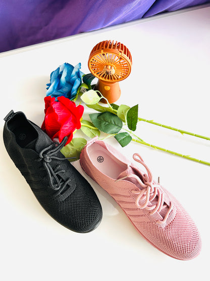 Buty Damskie Sportowe Siatka sznurowane