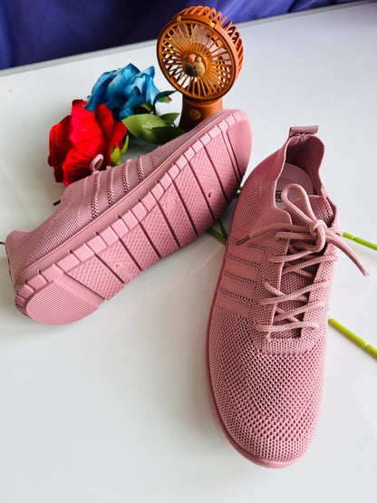 Buty Damskie Sportowe Siatka sznurowane