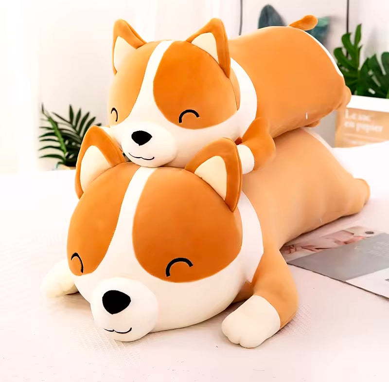 Pluszak Maskotka przytulanka PODUSZKA PIES piesek CORGI 80cm