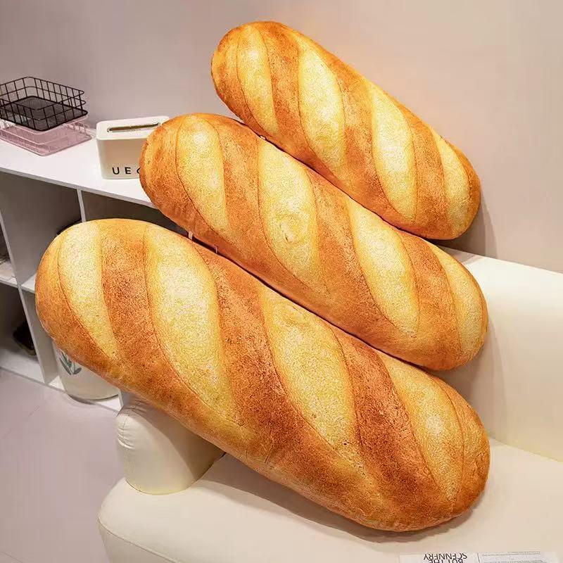 Pluszowa bagietka – zabawna poduszka w kształcie chleba / miękki francuski chleb maskotka