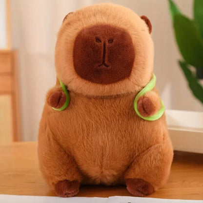 KAPIBARA Z KOCYKIEM KOCYK MASKOTKA PRZYTULANKA PODUSZKA KOCYK 45 CM