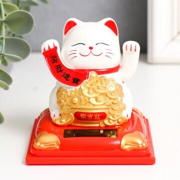 Japoński Kot Szczęścia Kotek Maneki-Neko Chiński