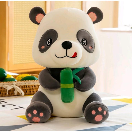 Maskotka PANDA Z KOCEM 40 cm PLUSZOWA ZABAWKA