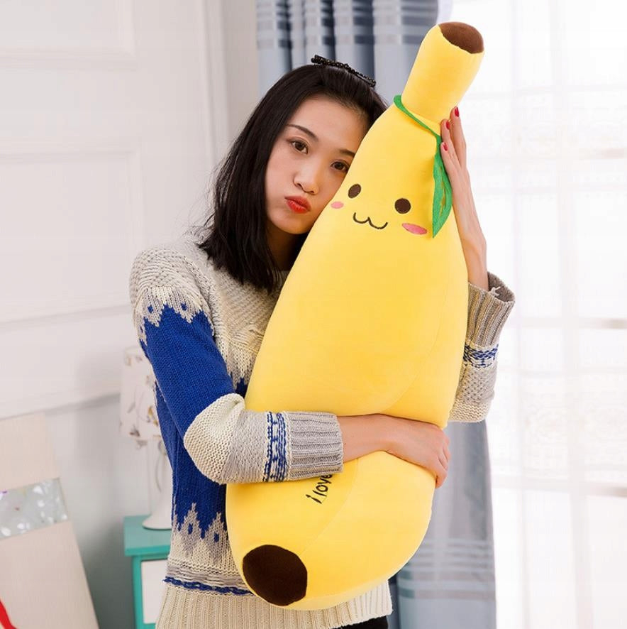 MASKOTKA BANAN PLUSZAK PODUSZKA PRZYTULANKA ŻÓŁTY DUŻY BANAN GIGANT