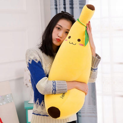 MASKOTKA BANAN PLUSZAK PODUSZKA PRZYTULANKA ŻÓŁTY DUŻY BANAN GIGANT