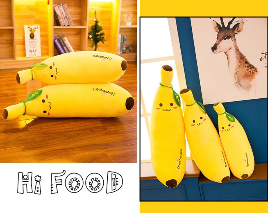 MASKOTKA BANAN PLUSZAK PODUSZKA PRZYTULANKA ŻÓŁTY DUŻY BANAN GIGANT