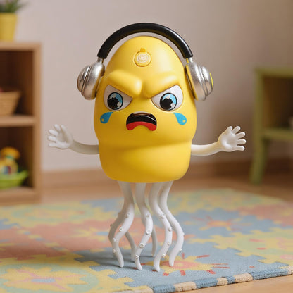 Tańcząca Ośmiornica z Efektem Dymu i Słuchawkami