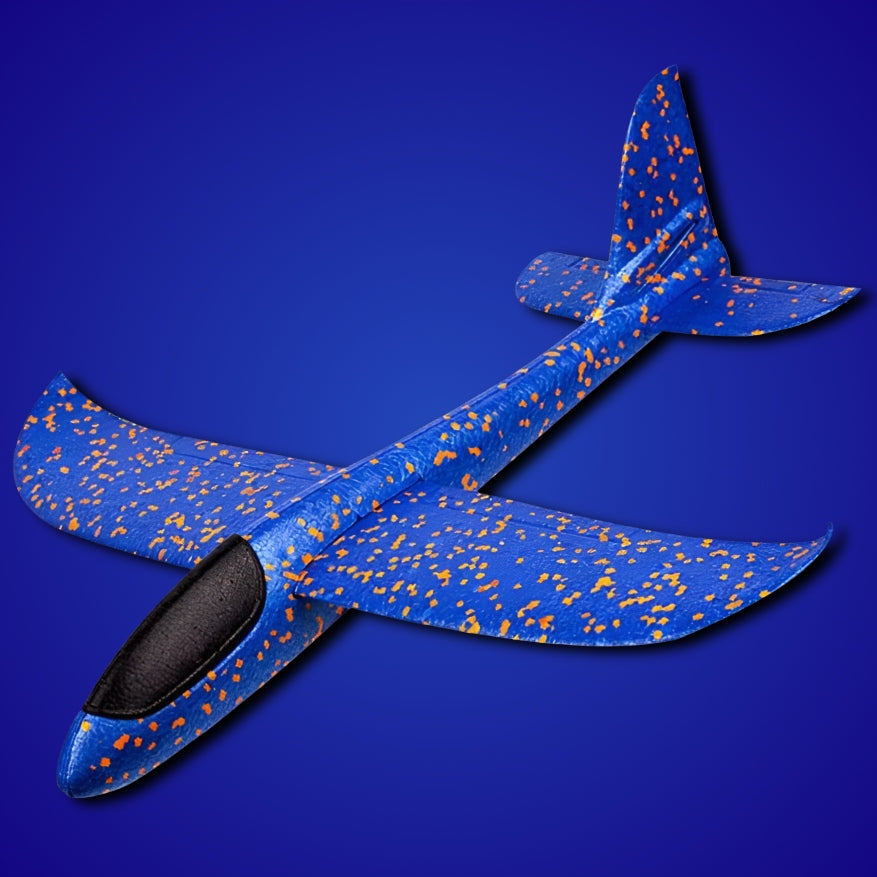 SAMOLOT STYROPIANOWY SZYBOWIEC RZUTKA DUŻY 47cm