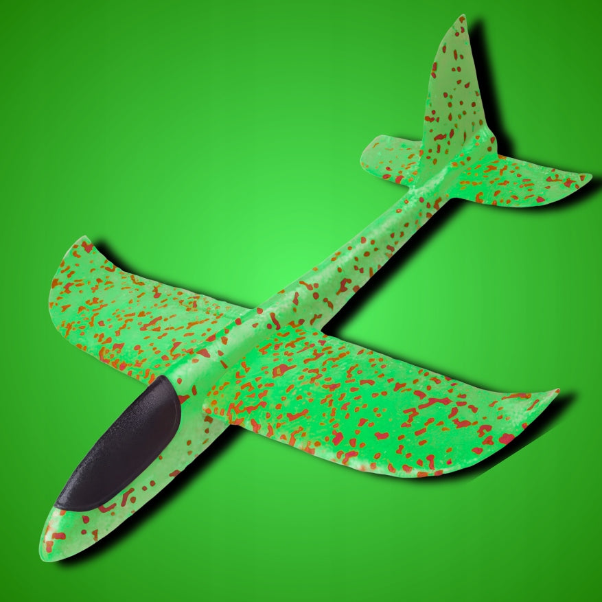 SAMOLOT STYROPIANOWY SZYBOWIEC RZUTKA DUŻY 47cm