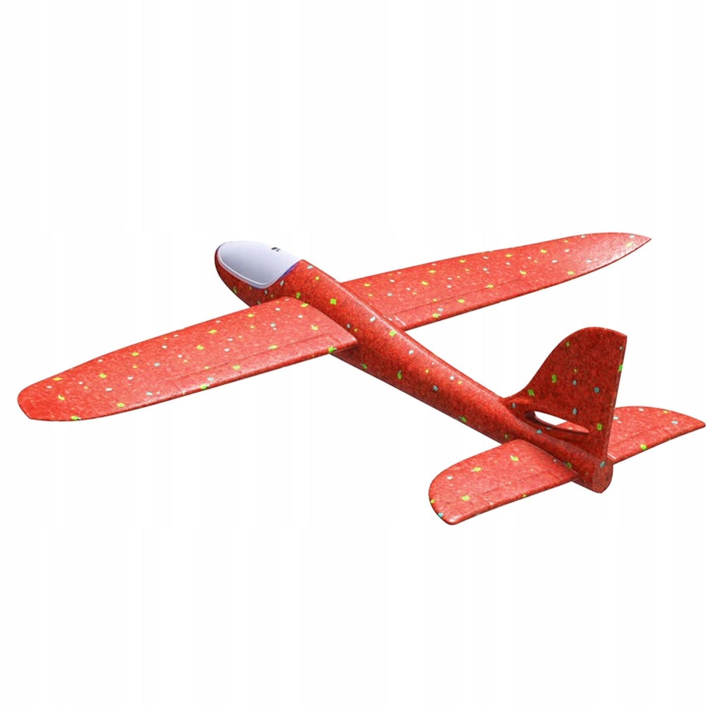 SAMOLOT STYROPIANOWY SZYBOWIEC 47 CM ŚWIECĄCY LED