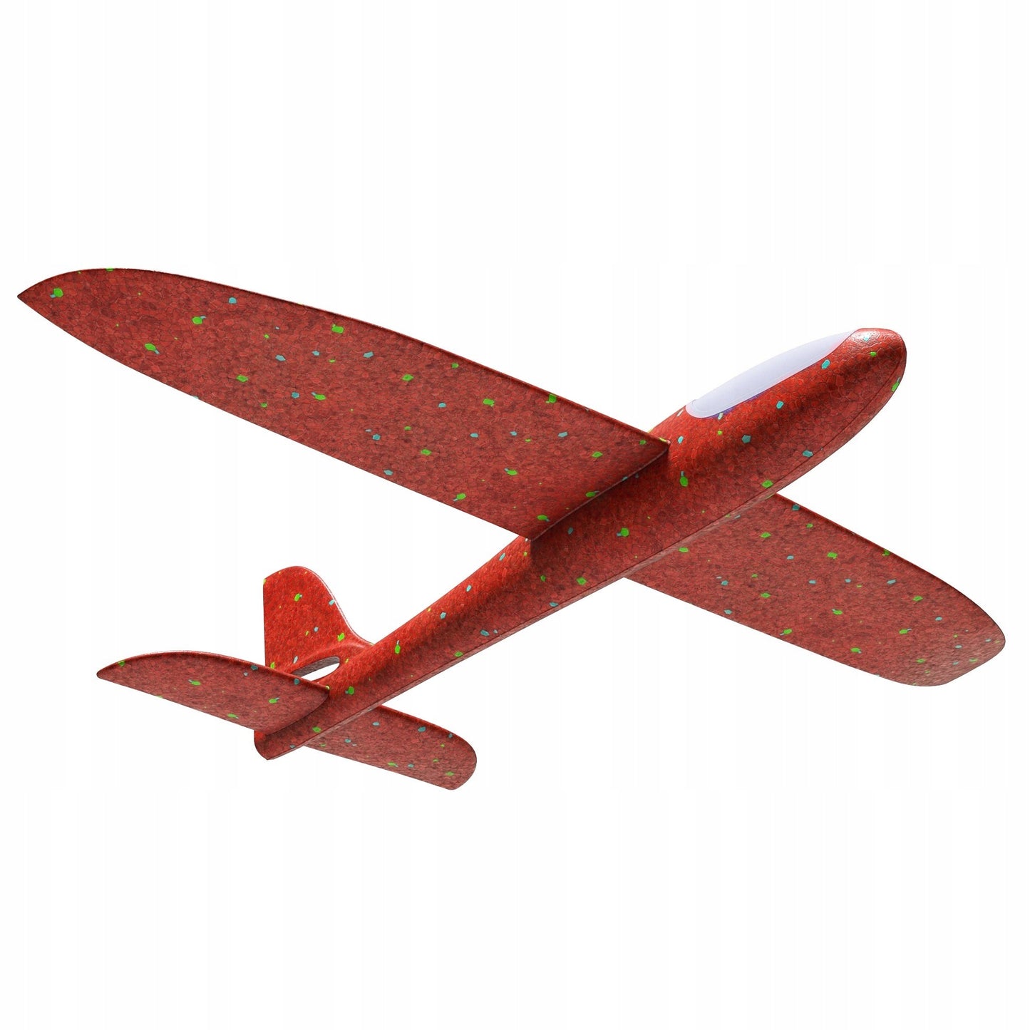 SAMOLOT STYROPIANOWY SZYBOWIEC 47 CM ŚWIECĄCY LED