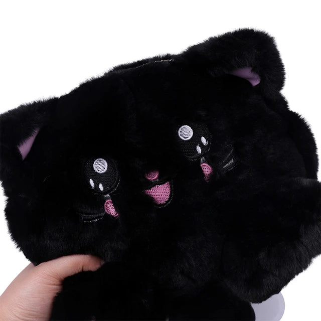 MASKOTKA TOREBKA KOT KOTEK FUTERKO SŁOMKOWA