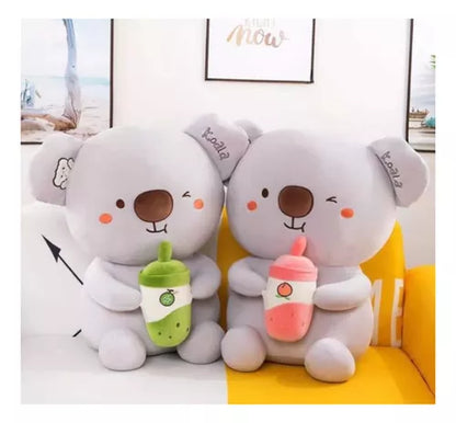 Maskotka duży miś koala z bubble tea 45cm