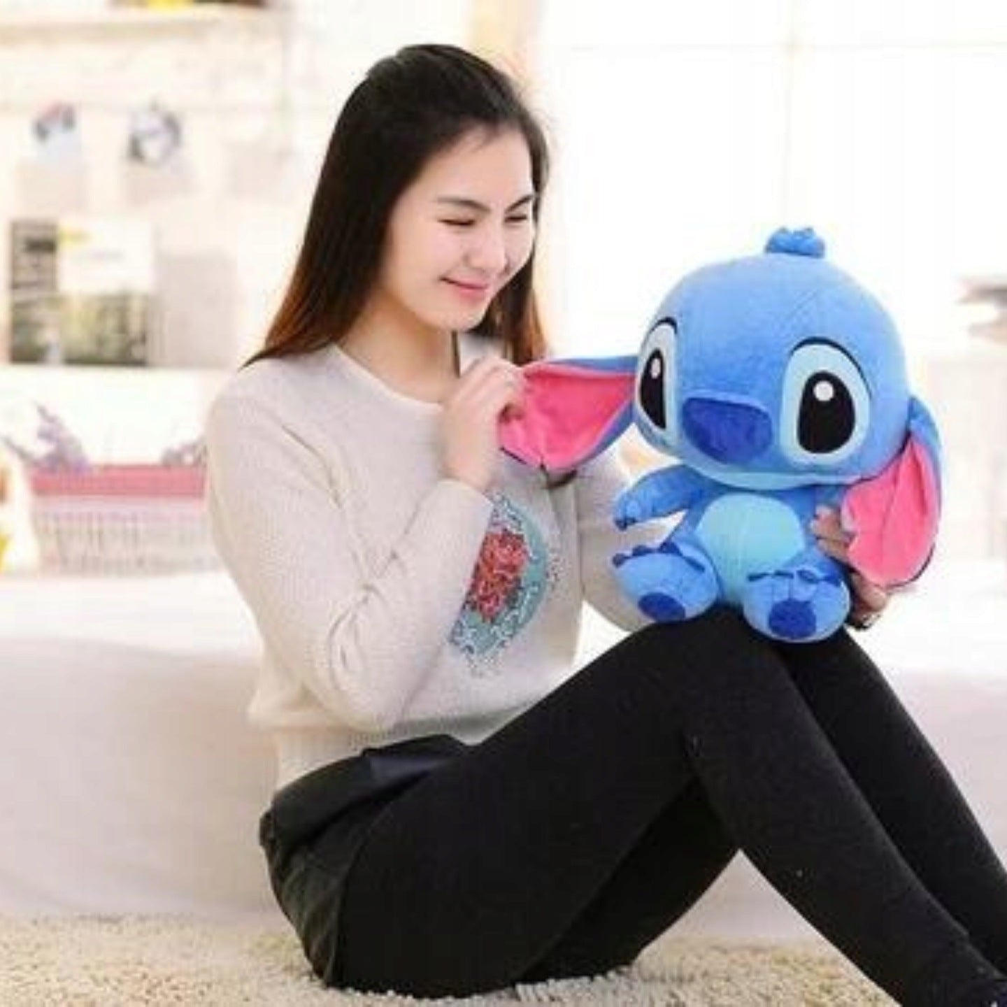 STITCH DUŻA MASKOTKA ZABAWKA LILO I STICH STICHA  PLUSZAK PRZYTULANKA MIŚ PLUSZOWY