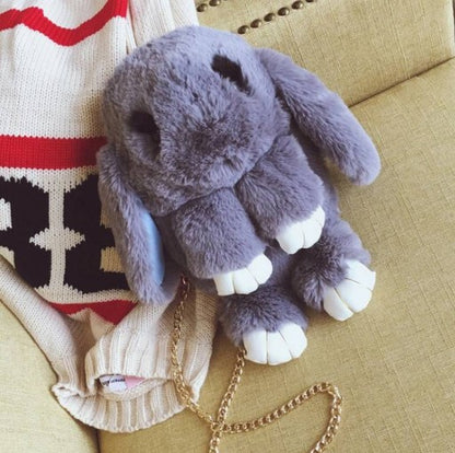 PLUSZOWA TOREBKA KRÓLICZEK KRÓLIK PLECAK 2w1