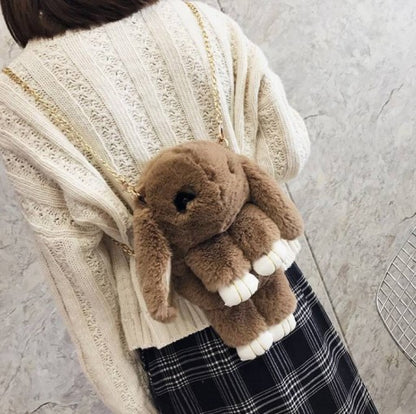 PLUSZOWA TOREBKA KRÓLICZEK KRÓLIK PLECAK 2w1