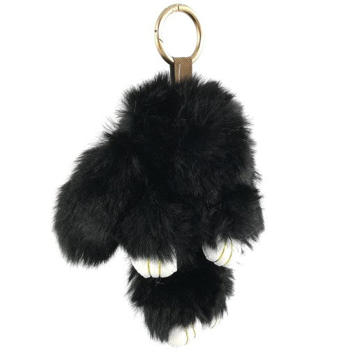 BRELOCZEK BRELOK KRÓLIK FUTRZANY POMPON KRÓLICZEK