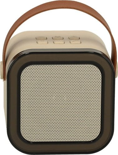 Zestaw do karaoke mikrofon + głośnik przenośny BLUETOOTH USB LED