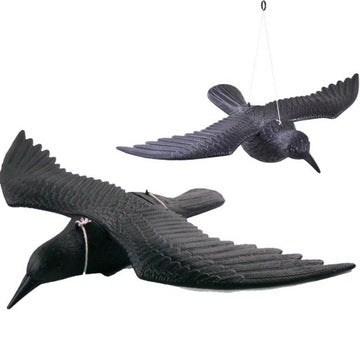 KRUK DUŻY NA BALKON ODSTRASZACZ PTAKÓW W LOCIE