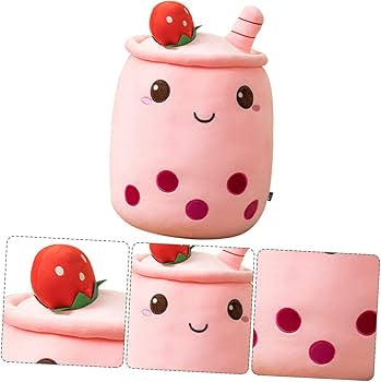 maskotka bubble tea poduszka kubek