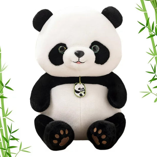 Maskotka PANDA Z KOCEM 40 cm PLUSZOWA ZABAWKA