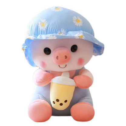 MASKOTKA PLUSZAK PRZYTULANKA BUBBLE TEA swinka ŚWINKA ŻABKA