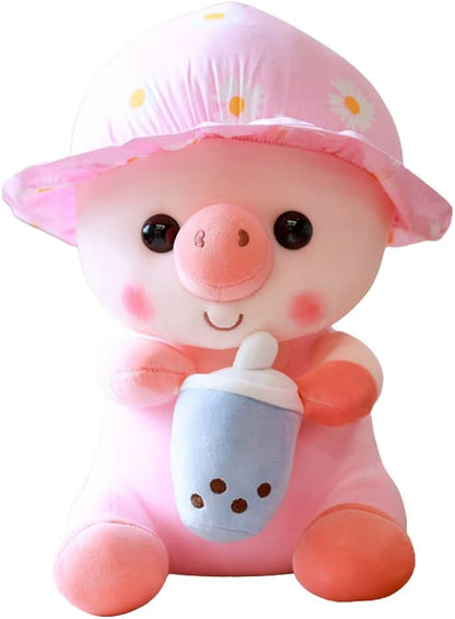 MASKOTKA PLUSZAK PRZYTULANKA BUBBLE TEA swinka ŚWINKA ŻABKA