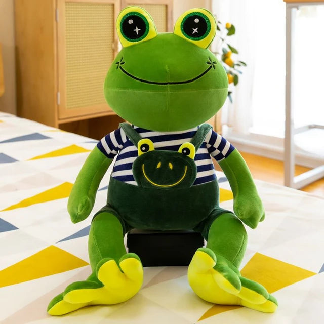 ZABAWKA PLUSZOWA ŻABA-MAŁA LALKA ŻABY 30CM