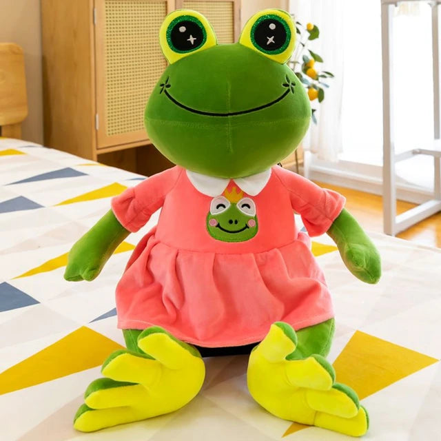 ZABAWKA PLUSZOWA ŻABA-MAŁA LALKA ŻABY 30CM
