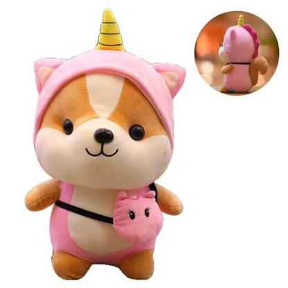 MASKOTKA PLUSZOWA PLUSZAK WIEWIÓRKA PRZYTULAKA PIES CORGI SHIBA RENIFER 23cm