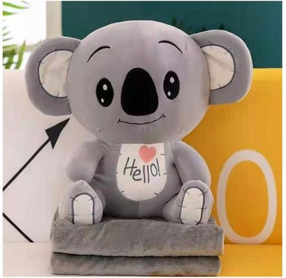 Pluszak Maskotka Przytulanka Z Kocem Duża 3W1 Koc Poduszka Koala