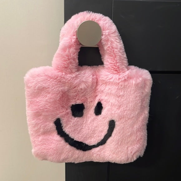 Torba torebka pluszowa Damska Miejska na ramię