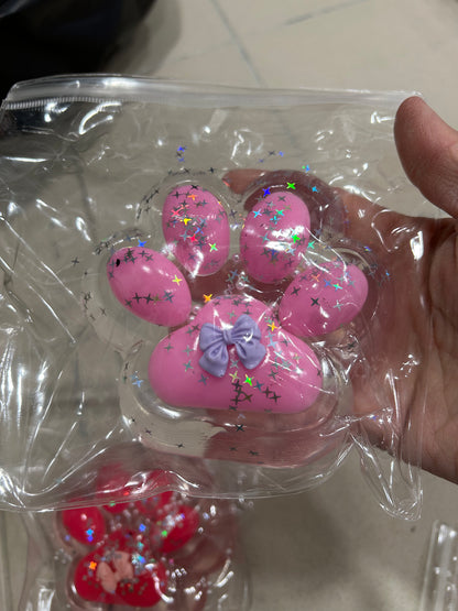 Kocia Łapka SENSORYCZNY ANTYSTRESOWY FIDGET MOCHI SQUISHY 10cm x 10 cm