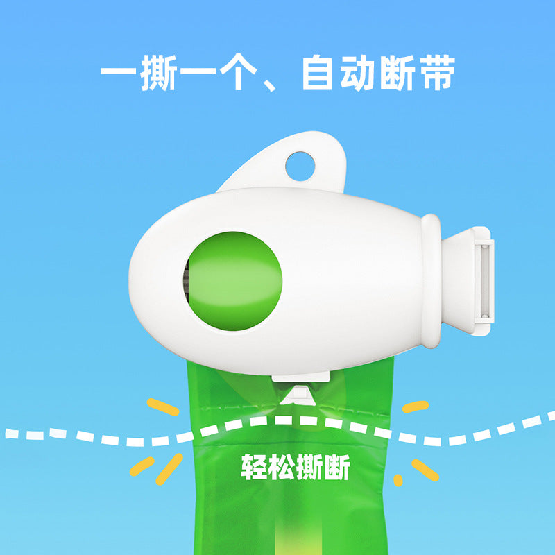 Kapsuła na woreczki – jednoręczny dozownik na kupę psa