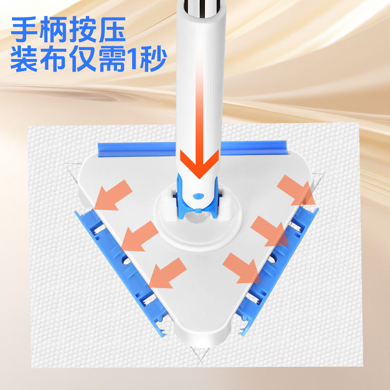 Trójkątny drag z klipsem na szmatkę – do kątów i krawędzi