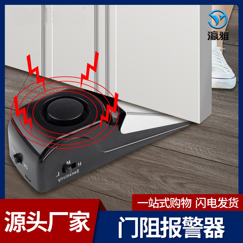 Klin alarmowy do drzwi – blokada z syreną 120 dB