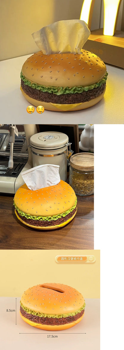 Pojemnik na chusteczki w kształcie hamburgera