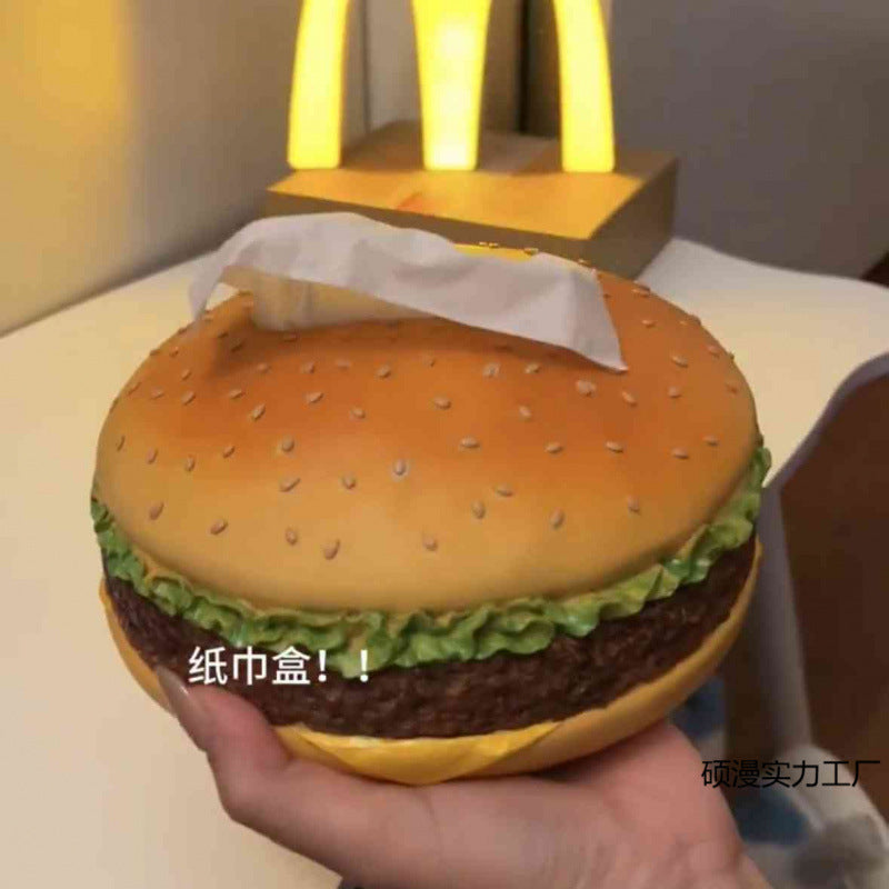 Pojemnik na chusteczki w kształcie hamburgera