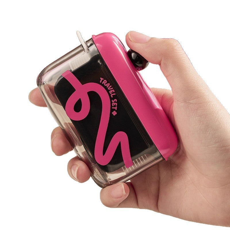 Automatyczny dispenser na wykałaczki do zębów – wysuwany przyciskiem, przenośny